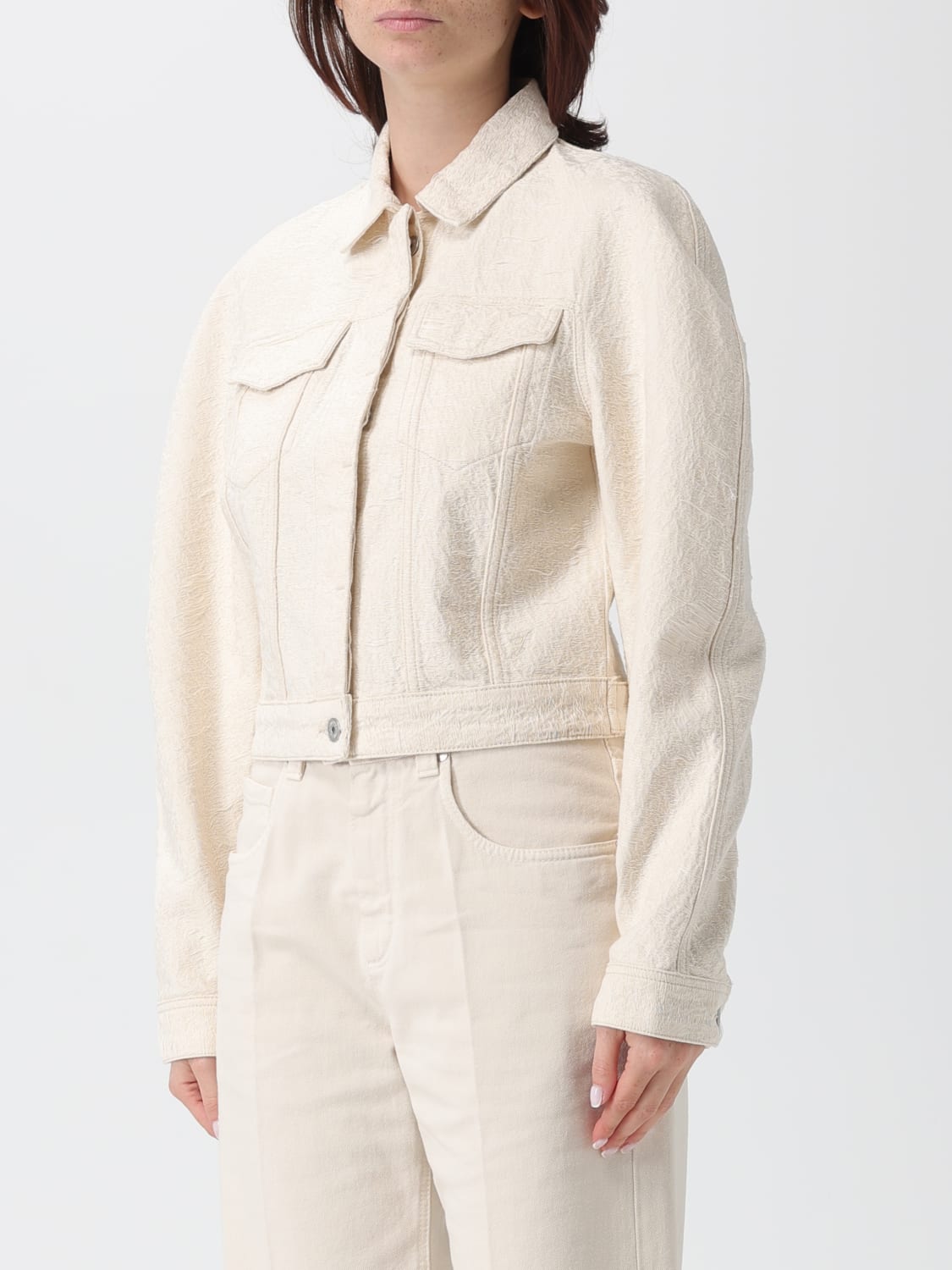 JACQUEMUS JACKET: Jacket woman Jacquemus, White - Img 4