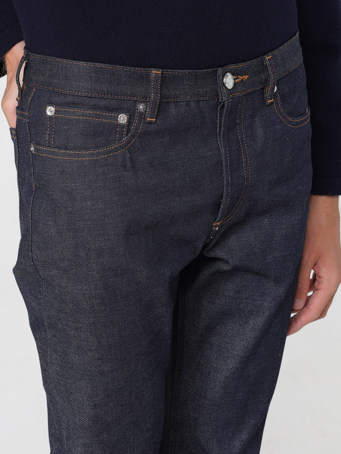 A.P.C. JEANS: Jeans men A.P.C., Indigo - Img 4