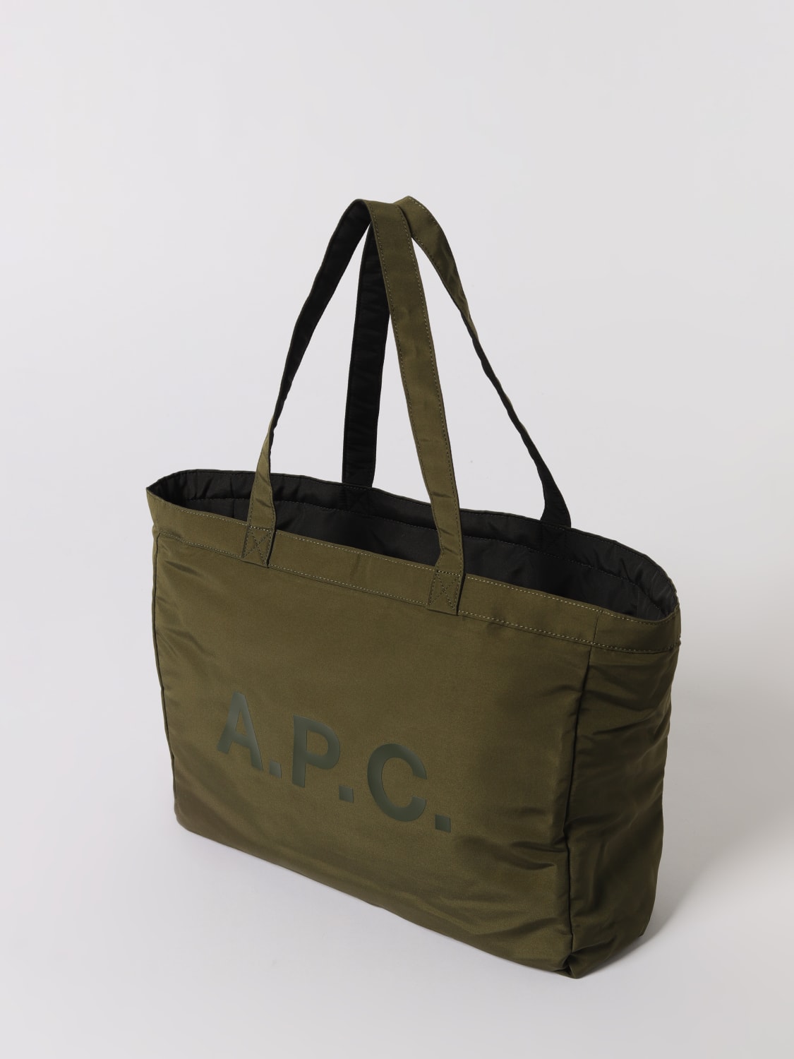 A.P.C. SHOULDER BAG: Bags men A.P.C., Kaki - Img 4