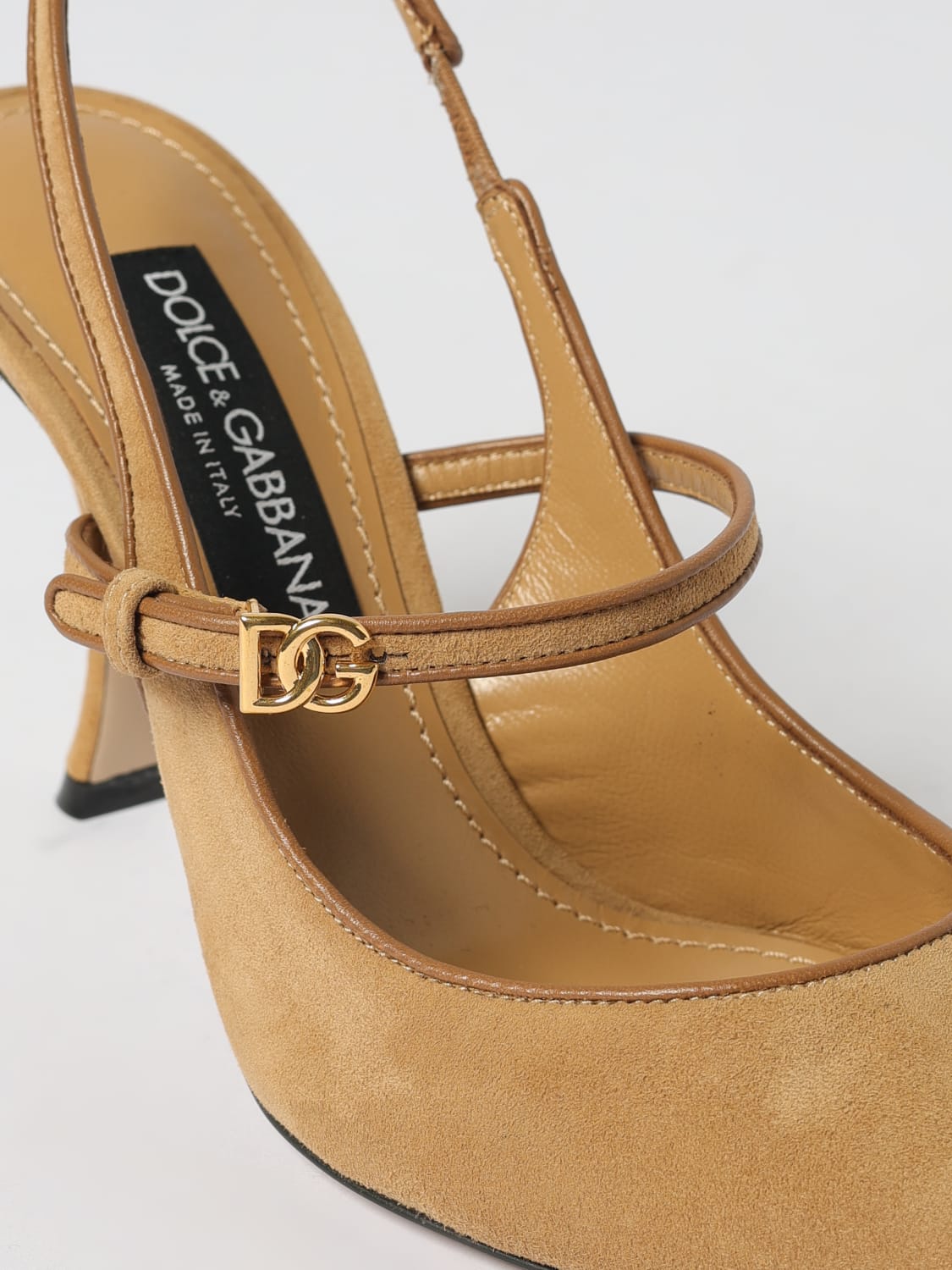 DOLCE & GABBANA COURT SHOES: Shoes woman Dolce & Gabbana, Beige - Img 4