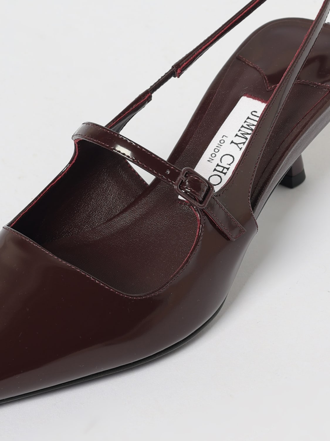 JIMMY CHOO PUMP: Pumps woman Jimmy Choo, Wine - Img 4