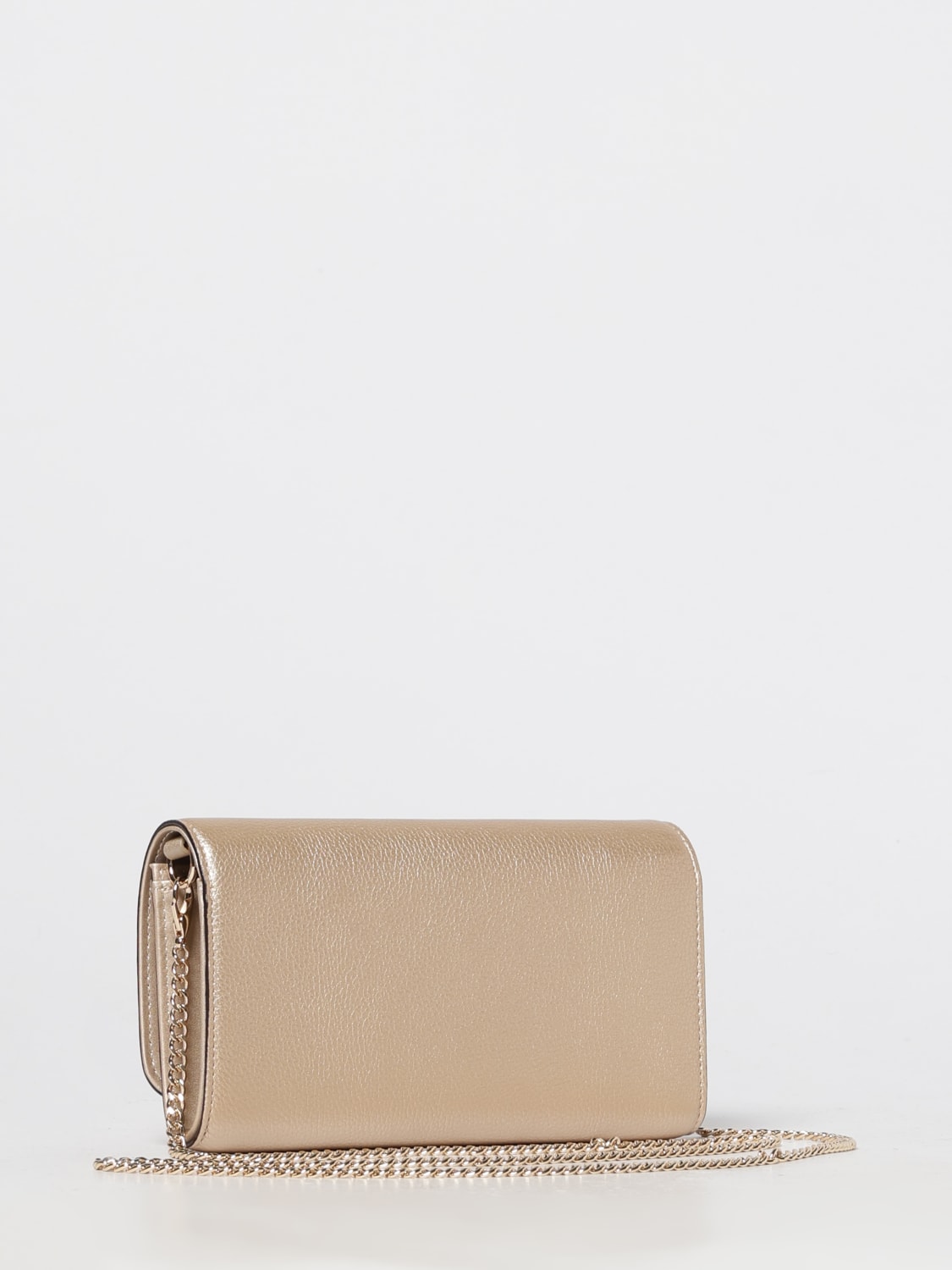 LIU JO CLUTCH: Borsa a tracolla in pelle sintetica con logo Liu Jo, Bianco - Img 2