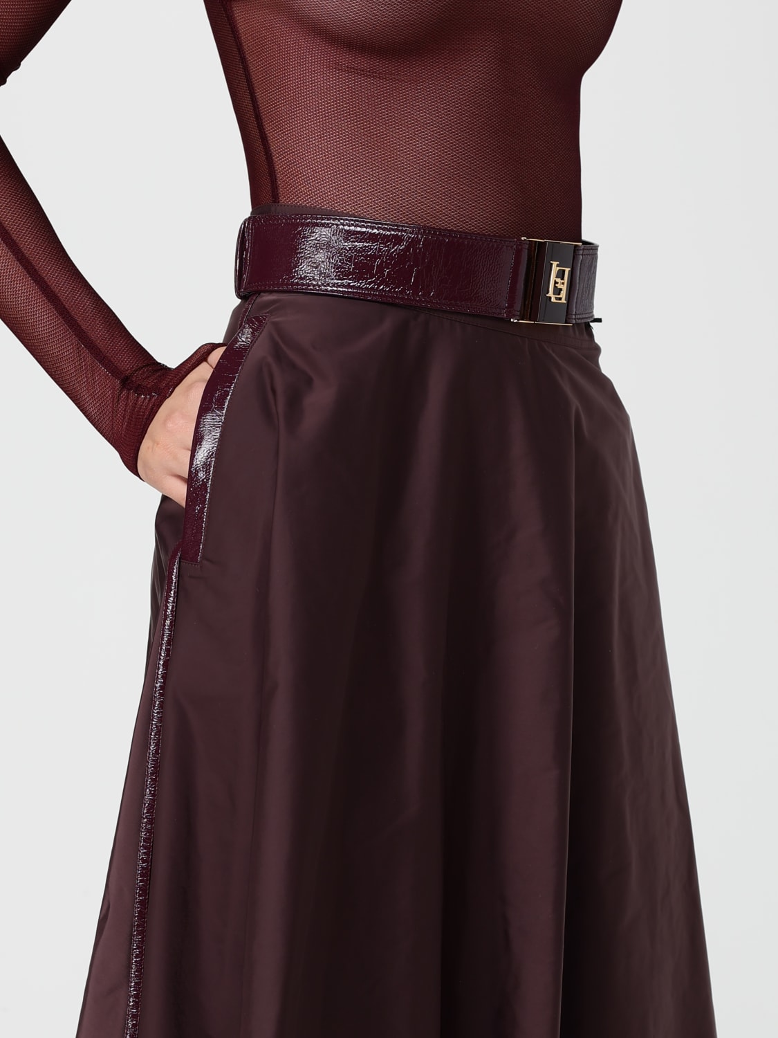 ELISABETTA FRANCHI JUPE: Jupe femme Elisabetta Franchi, Prune - Img 4