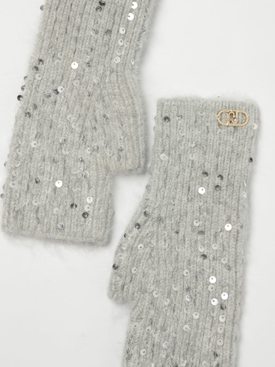 LIU JO GLOVES: Gloves woman Liu Jo, Grey - Img 2