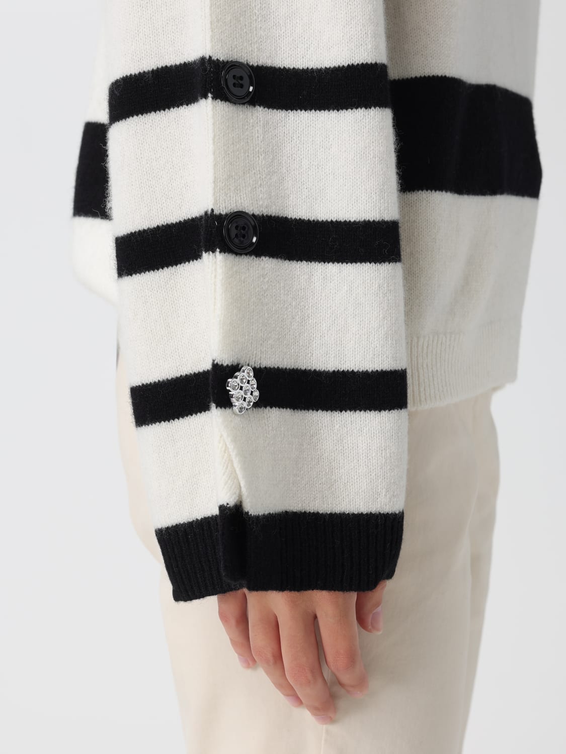 LIU JO SWEATER: Sweater woman Liu Jo, White - Img 3