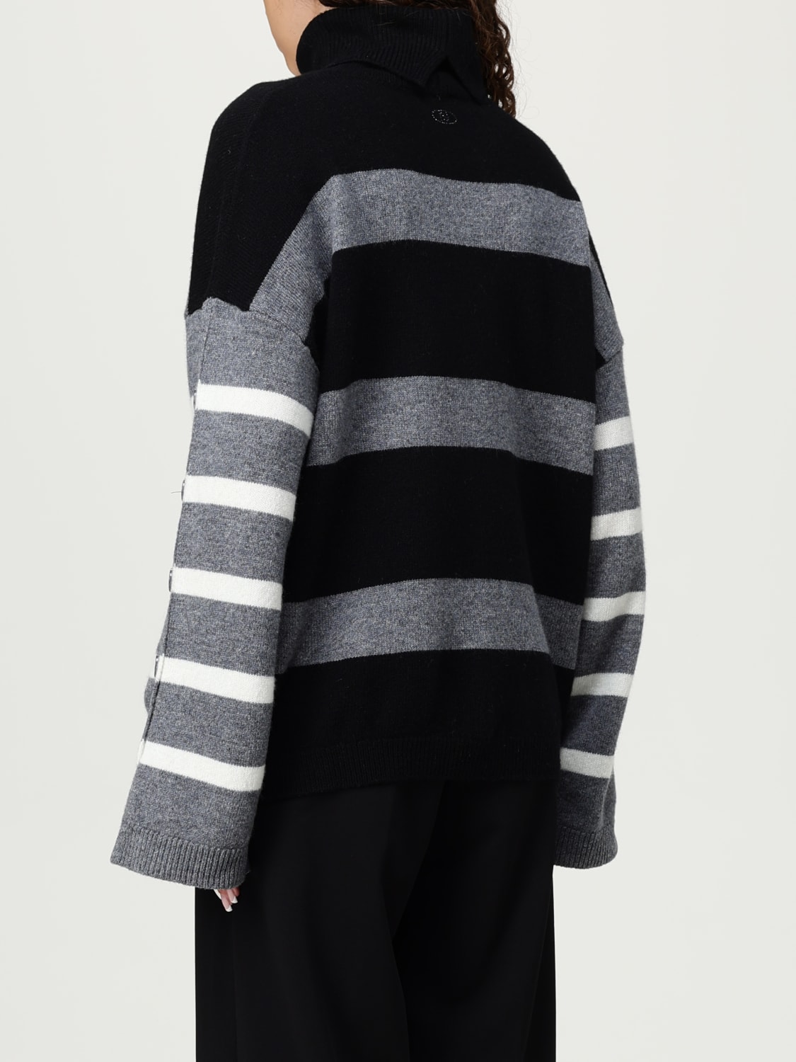 LIU JO SWEATER: Sweater woman Liu Jo, Grey - Img 2