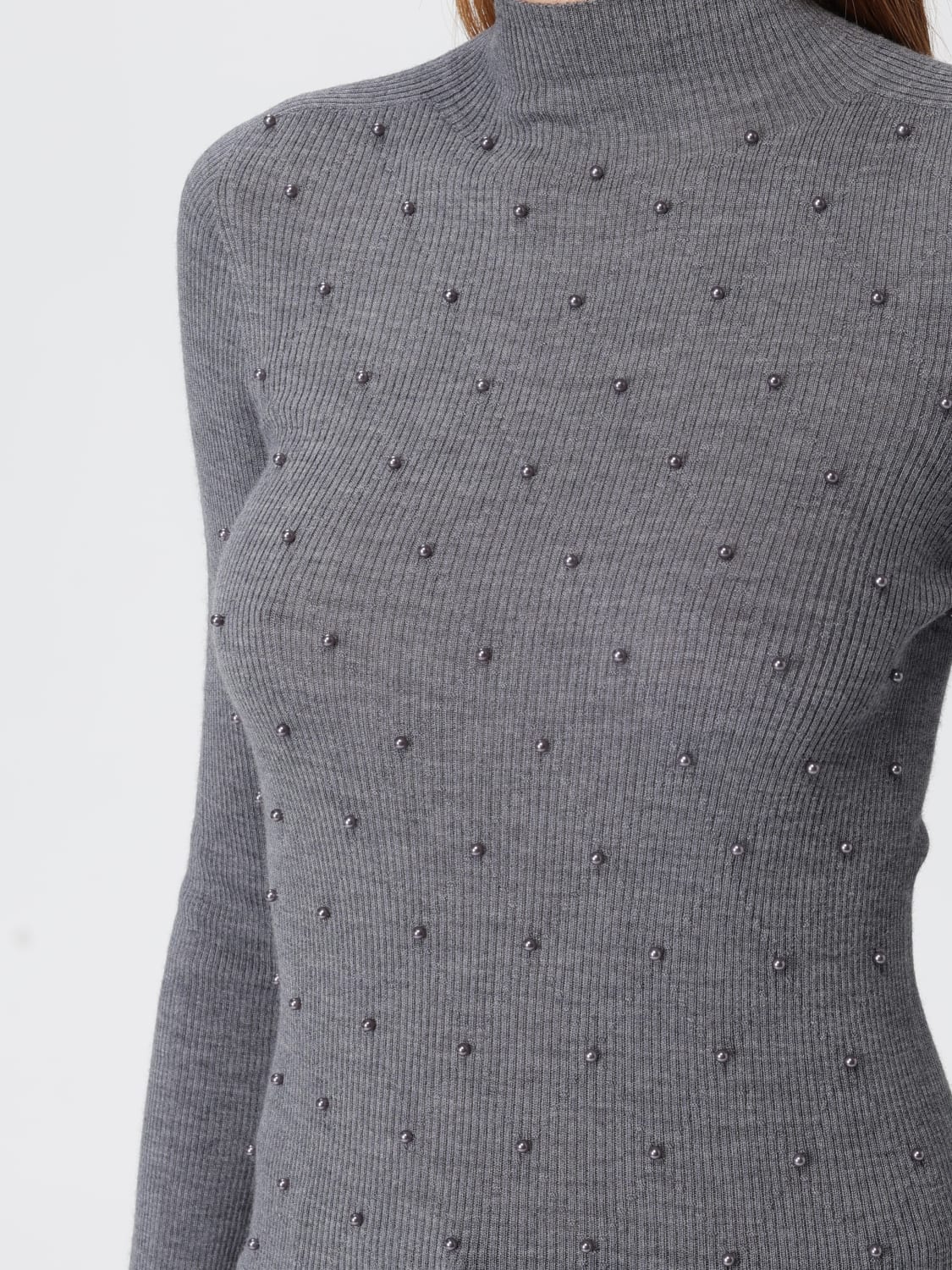 LIU JO PULLOVER: Pullover damen Liu Jo, Grau - Img 3