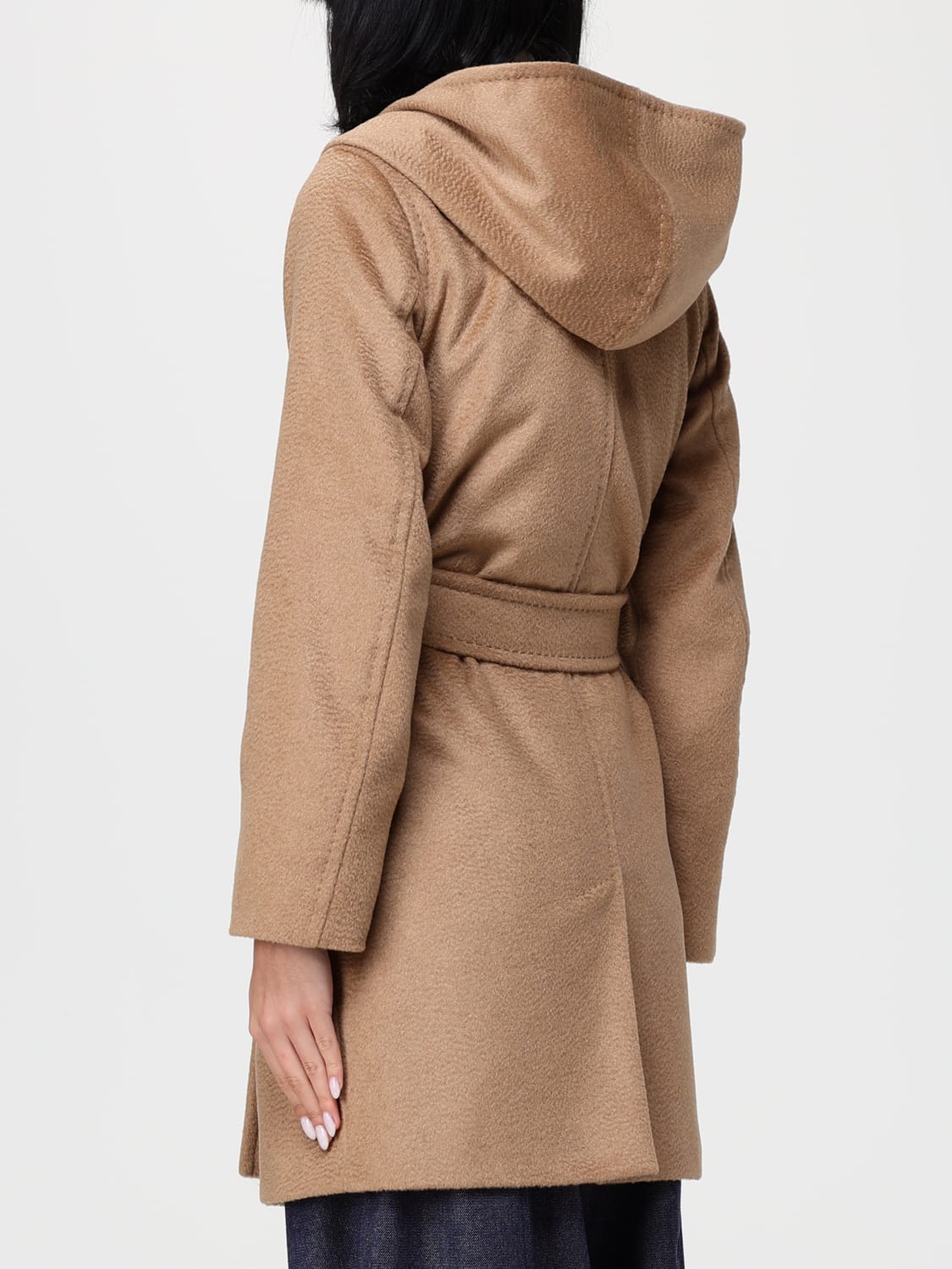 MAX MARA COAT: Coat woman Max Mara, Camel - Img 3