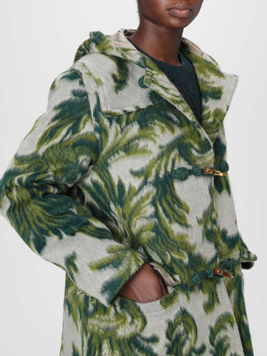 ETRO COAT: Jacket woman Etro, Grey - Img 5