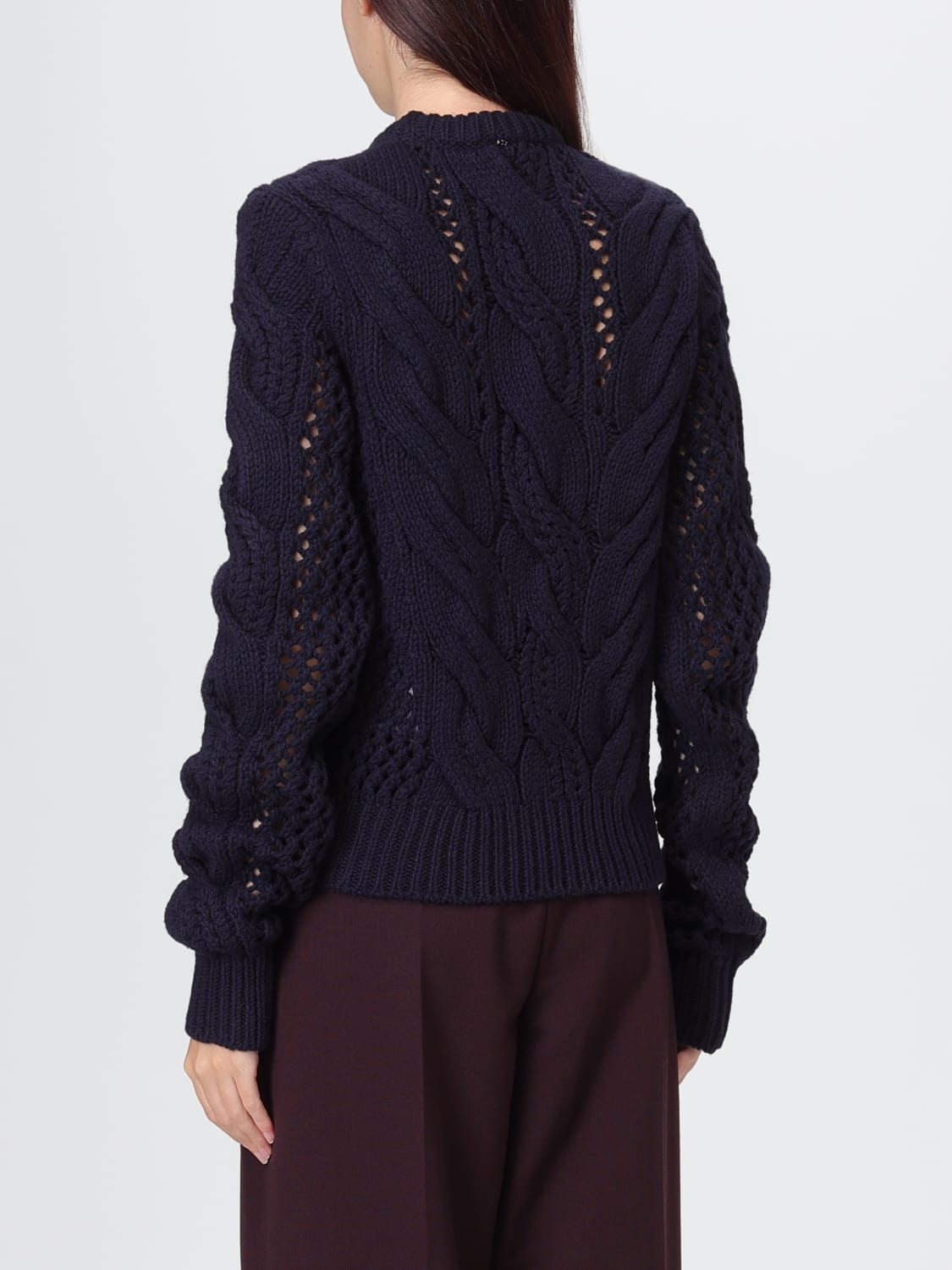 SPORTMAX SWEATER: Sweater woman Sportmax, Blue - Img 3