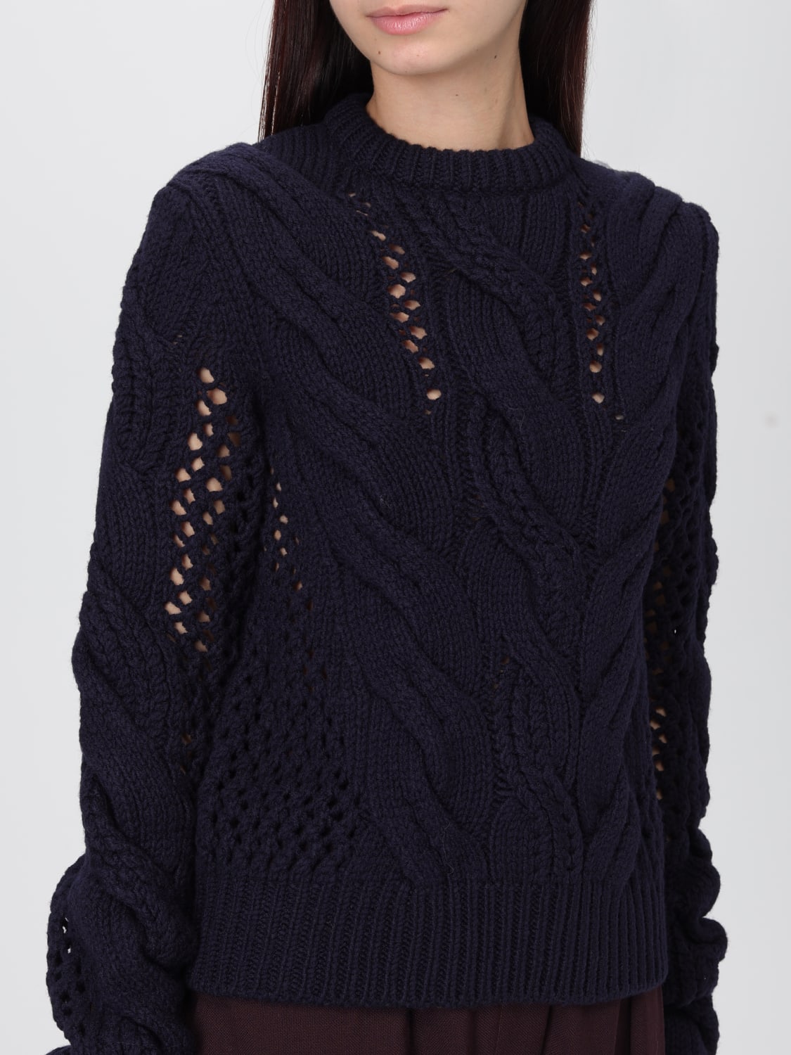 SPORTMAX SWEATER: Sweater woman Sportmax, Blue - Img 5