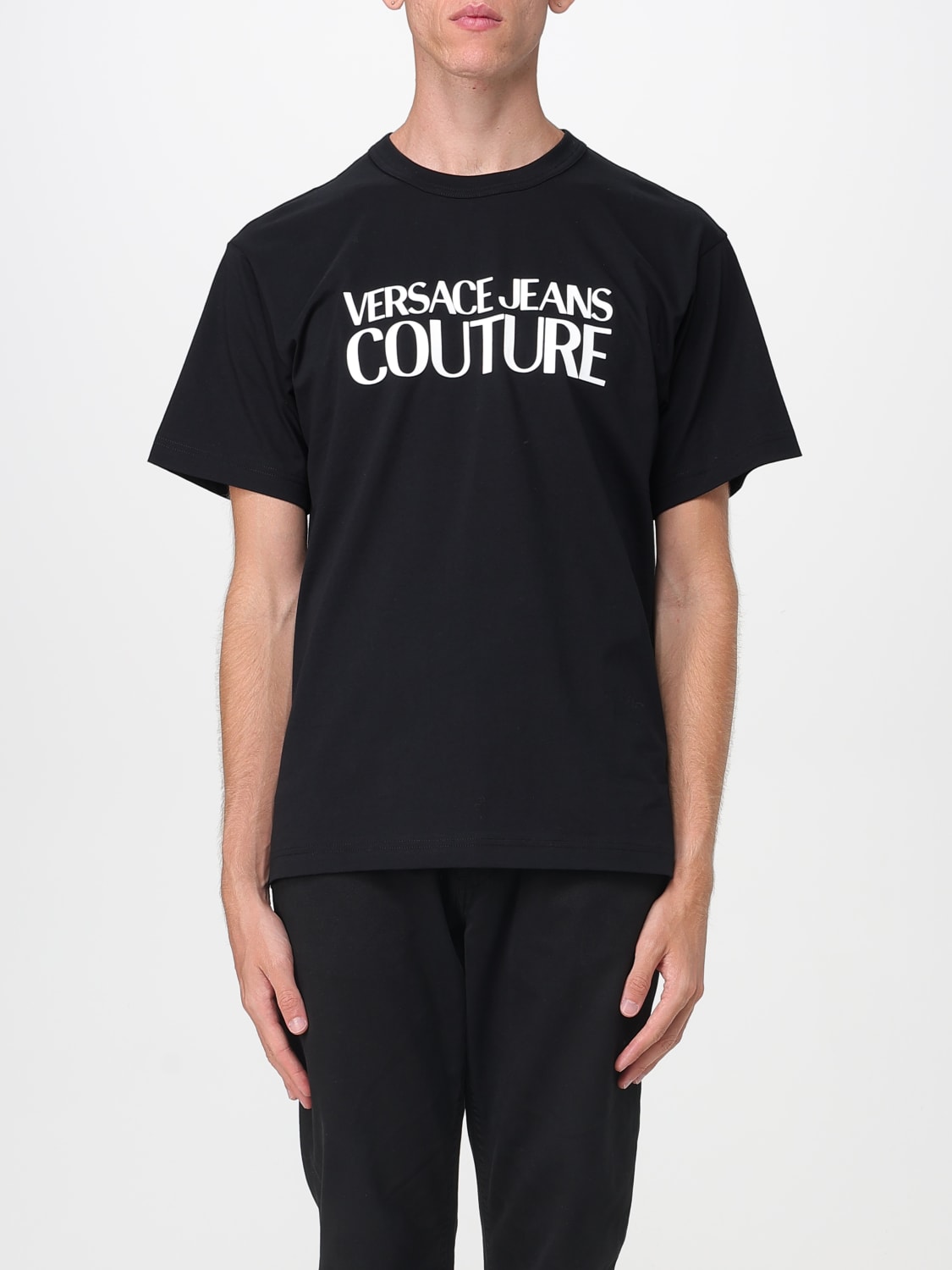 VERSACE JEANS COUTURE CAMISETA: Camiseta hombre Versace Jeans Couture, Negro - Img 1