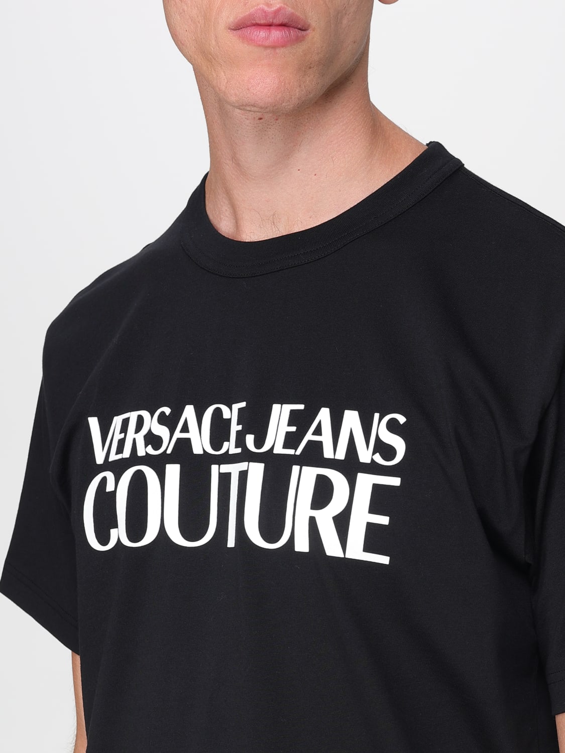 VERSACE JEANS COUTURE CAMISETA: Camiseta hombre Versace Jeans Couture, Negro - Img 3