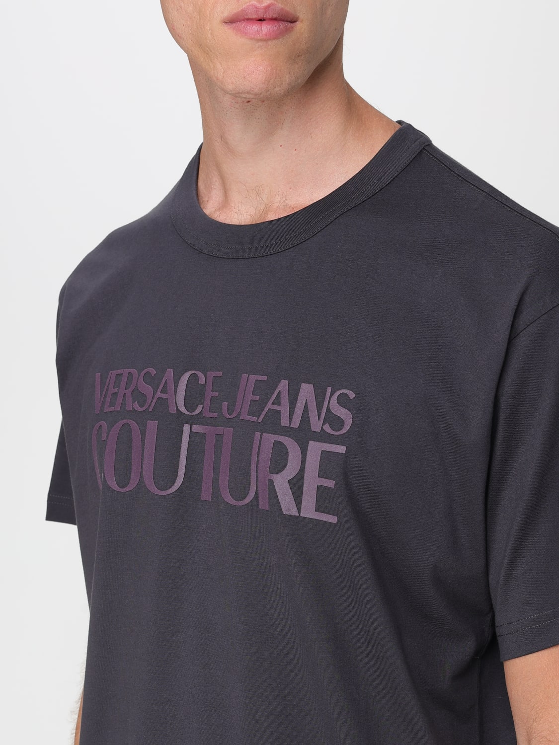 VERSACE JEANS COUTURE T-SHIRT: T-shirt men Versace Jeans Couture, Grey - Img 3