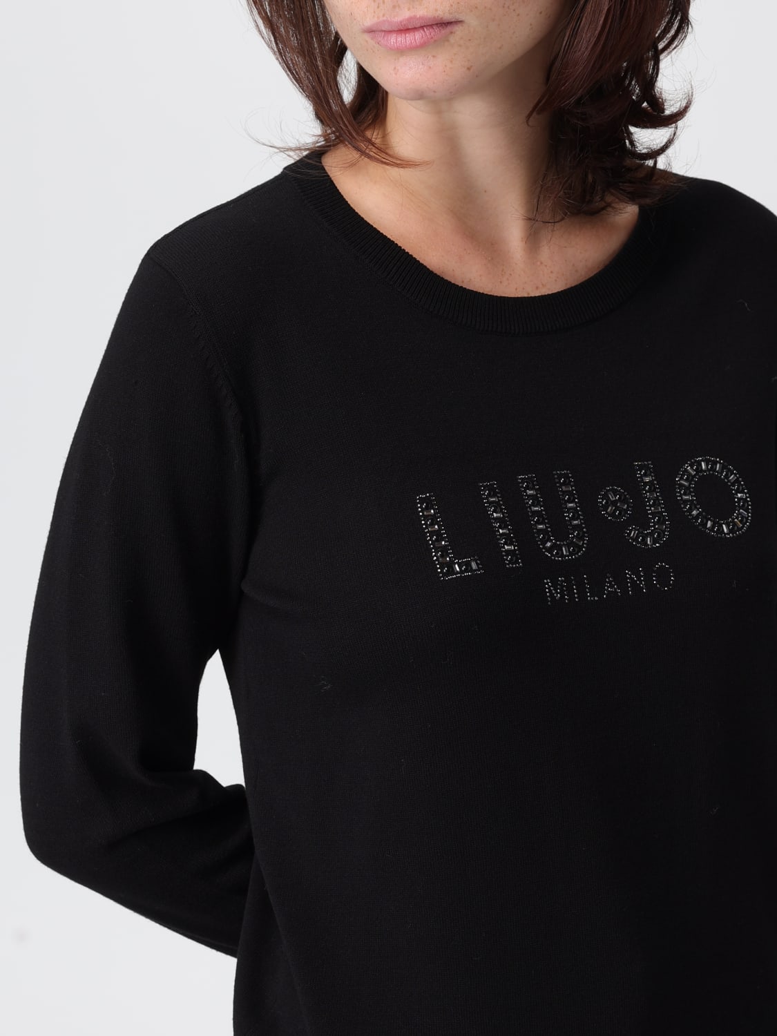 LIU JO 毛衣: 毛衣 女士 Liu Jo, 黑色 - Img 3