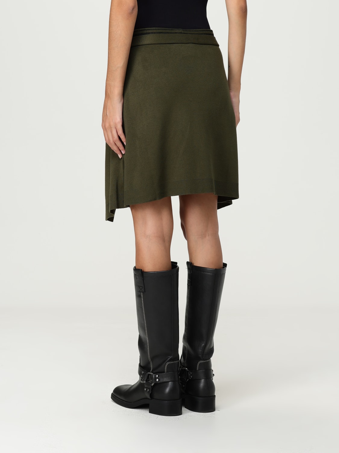 LIU JO 半身裙: 半身裙 女士 Liu Jo, 绿色 - Img 3