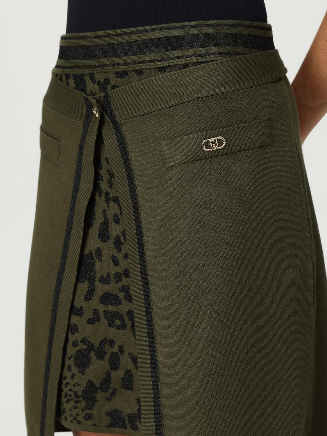 LIU JO 半身裙: 半身裙 女士 Liu Jo, 绿色 - Img 4