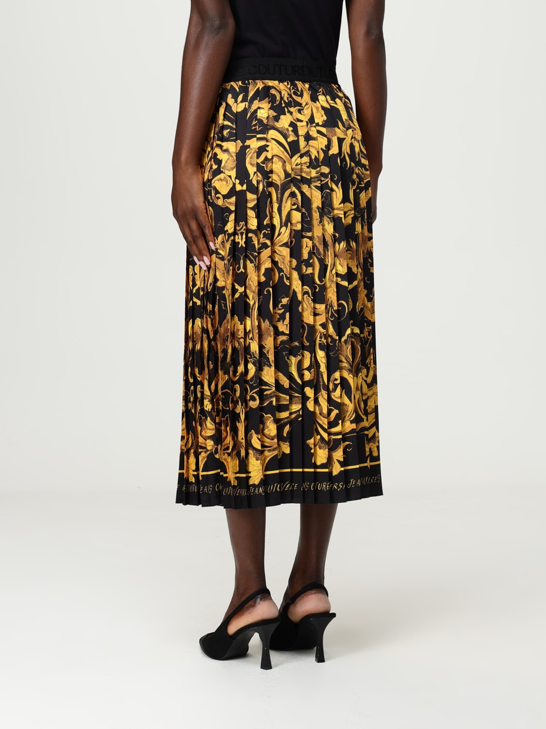 VERSACE JEANS COUTURE SKIRT: Skirt woman Versace Jeans Couture, Black - Img 2