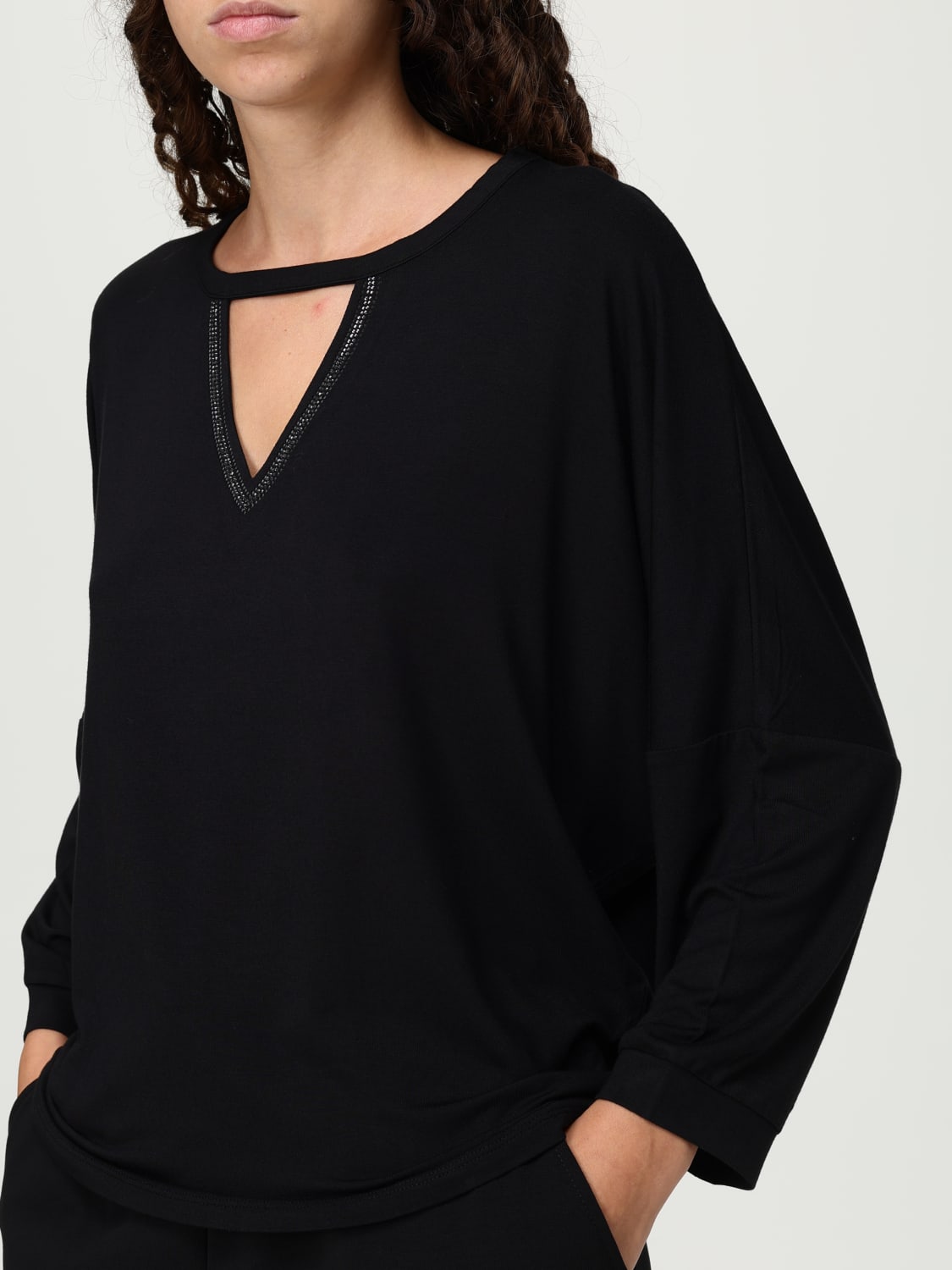 LIU JO PULL: T-shirt femme Liu Jo, Noir - Img 3