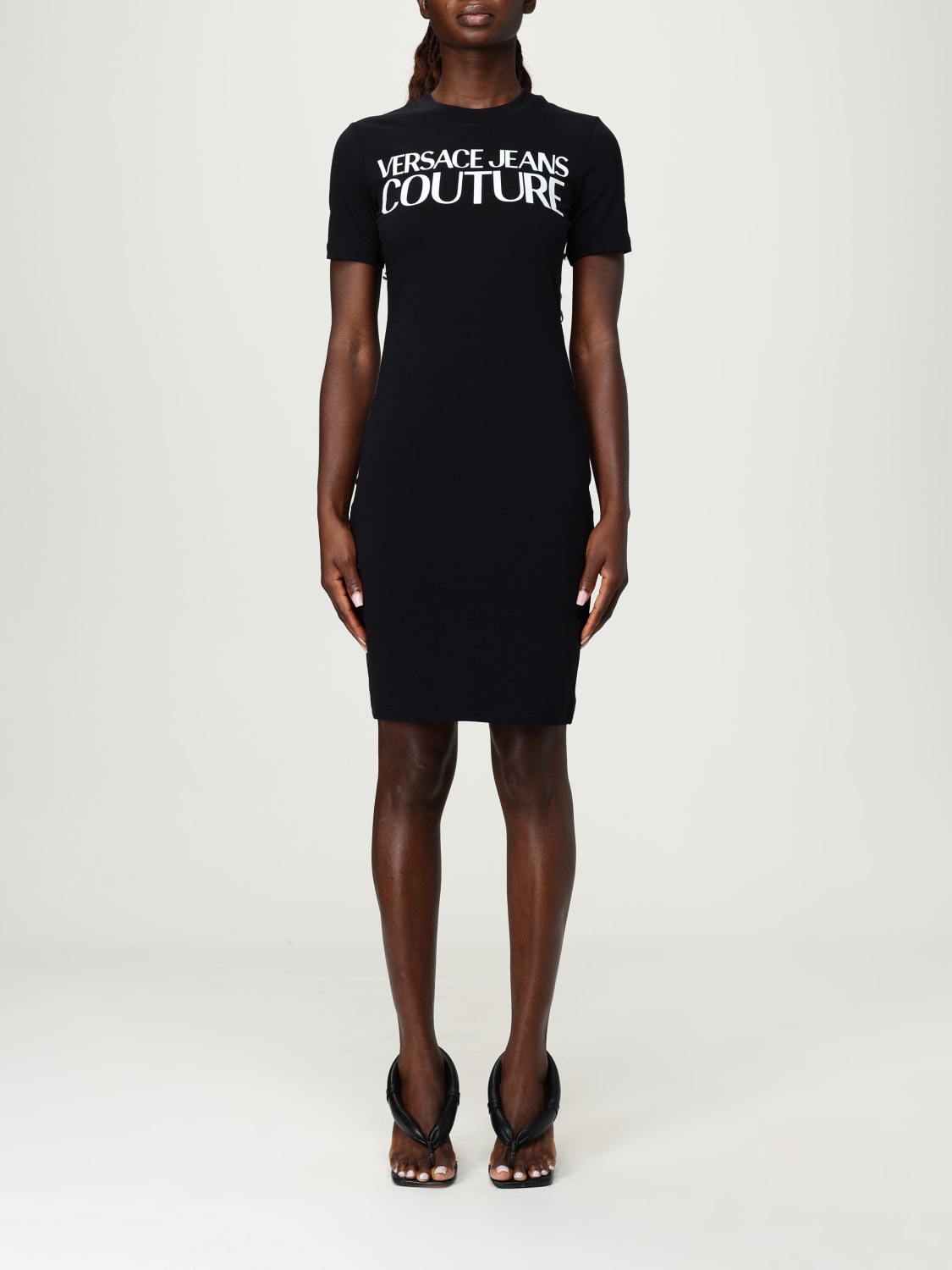 VERSACE JEANS COUTURE DRESS: Dress woman Versace Jeans Couture, Black - Img 1