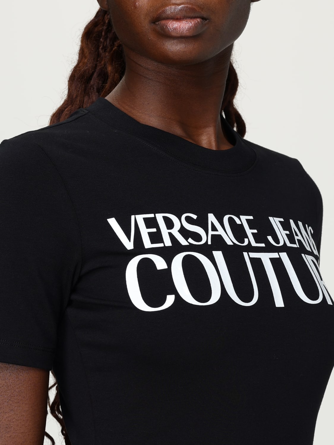VERSACE JEANS COUTURE DRESS: Dress woman Versace Jeans Couture, Black - Img 3