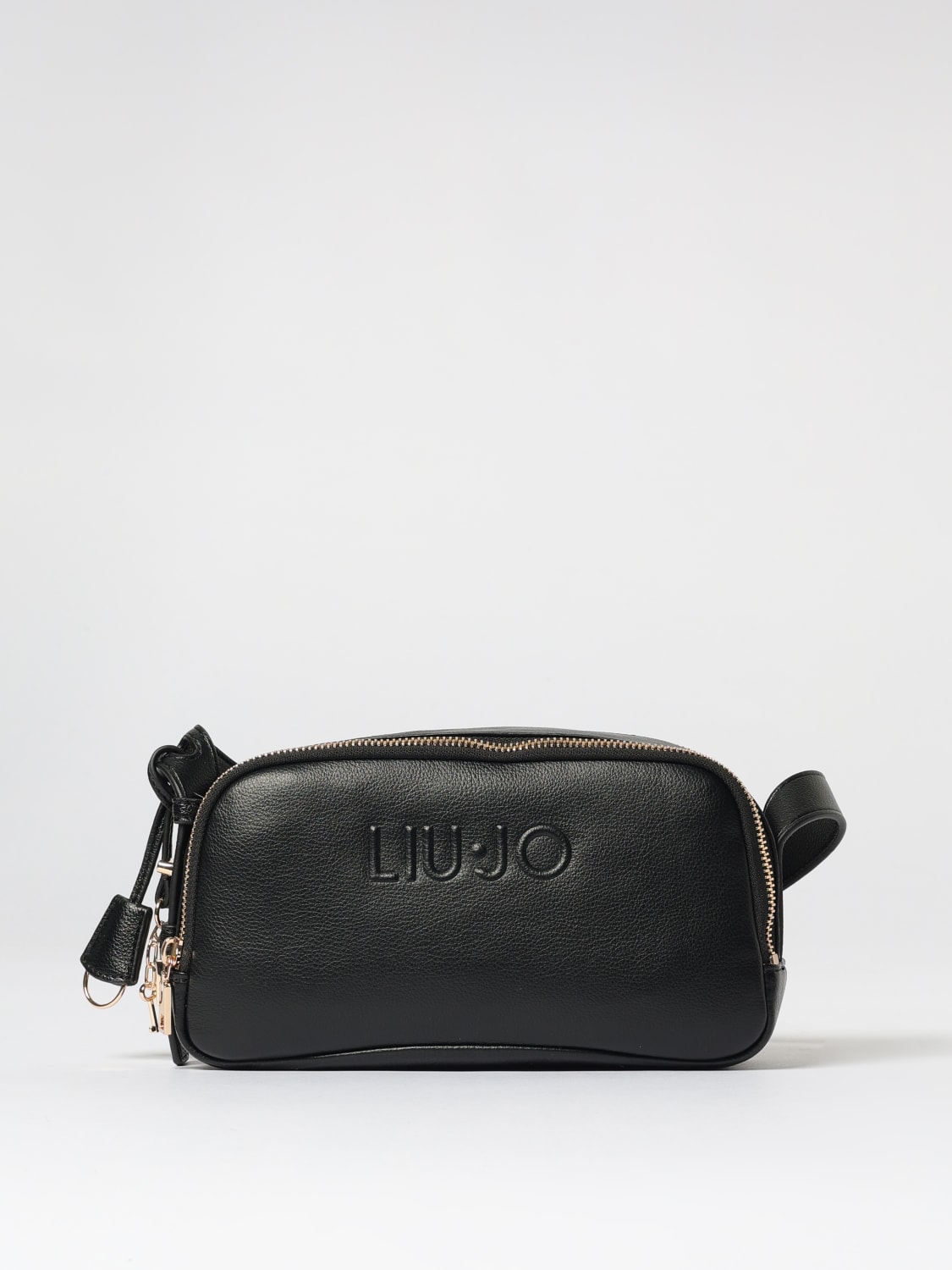 LIU JO BORSA A TRACOLLA: Borsa Liu Jo in pelle sintetica a grana , Nero - Img 1