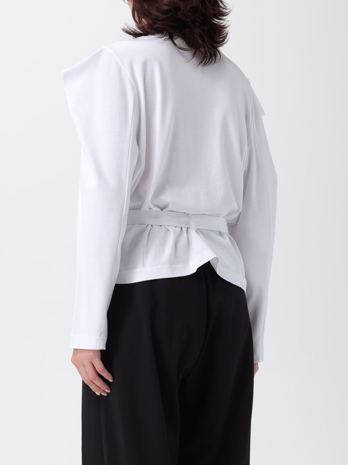 VERSACE JEANS COUTURE CAMISETA: Camiseta mujer Versace Jeans Couture, Blanco - Img 2