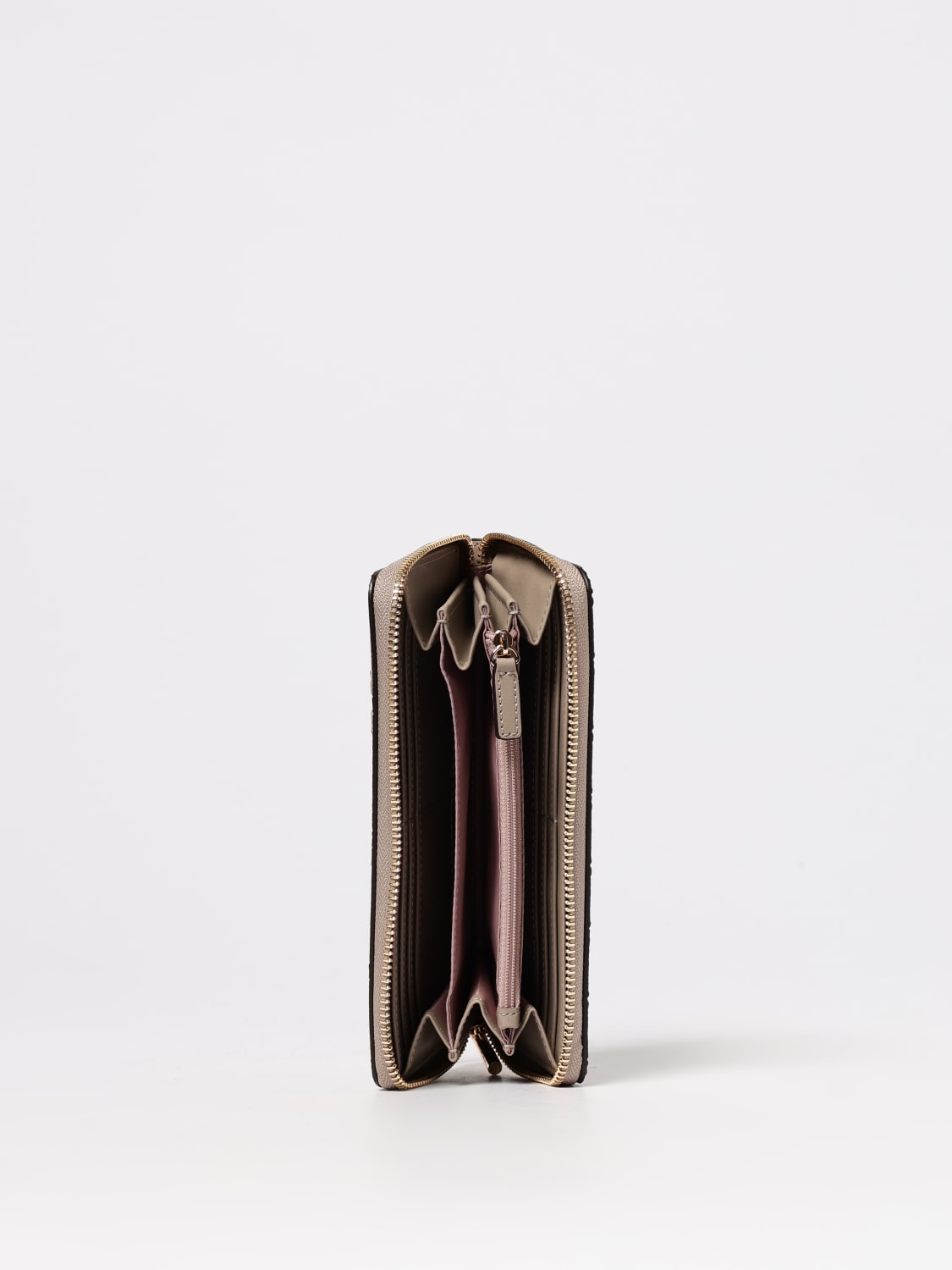 LIU JO PORTAFOGLIO: Portafoglio in pelle sintetica logata Liu Jo, Beige - Img 2