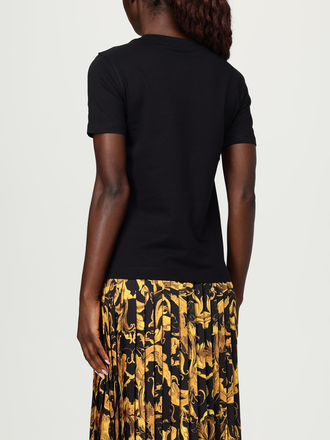 VERSACE JEANS COUTURE T-SHIRTS: T-shirt con logo Versace Jeans Couture, Nero - Img 2