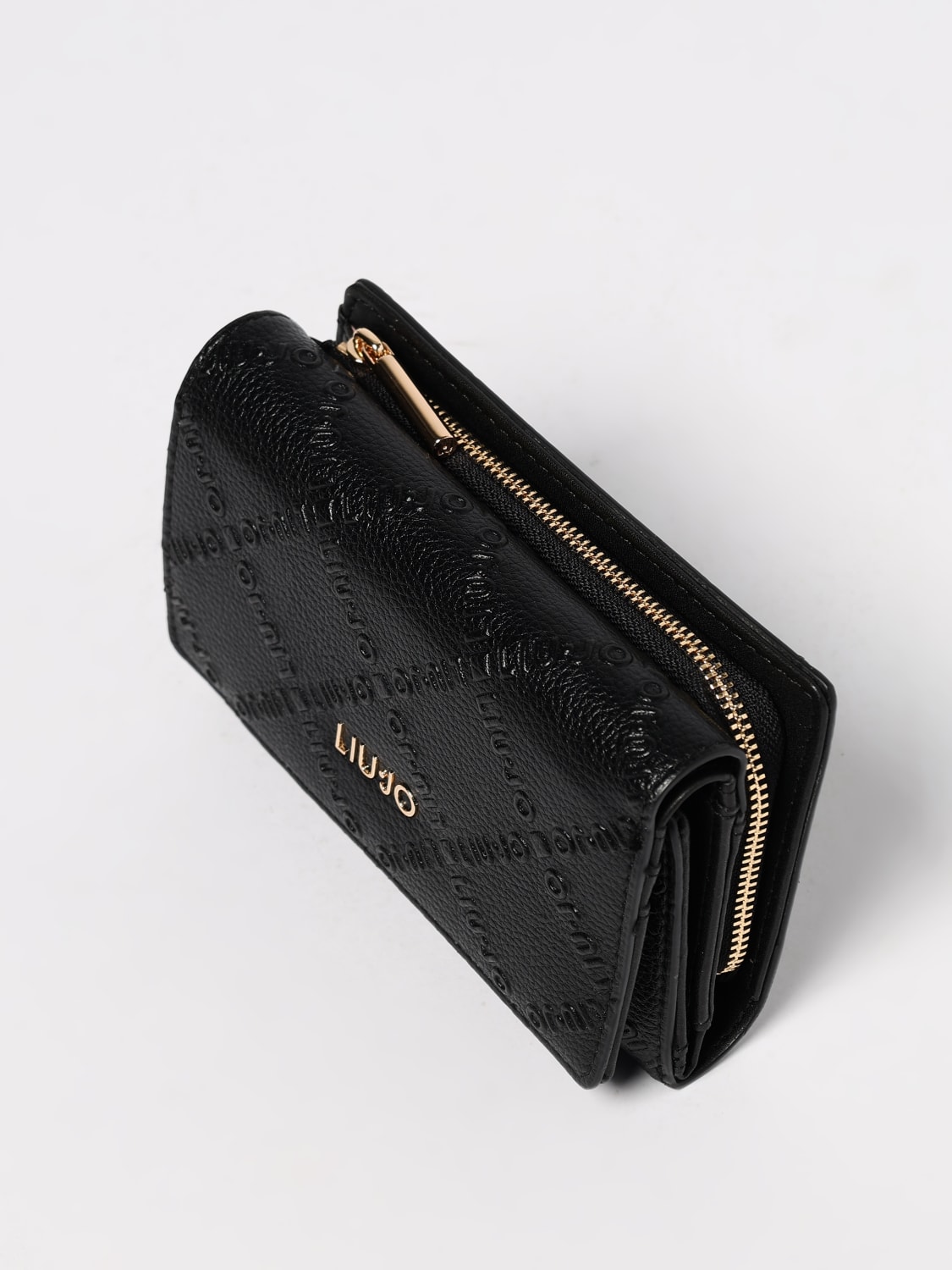 LIU JO WALLET: Wallet woman Liu Jo, Black - Img 4