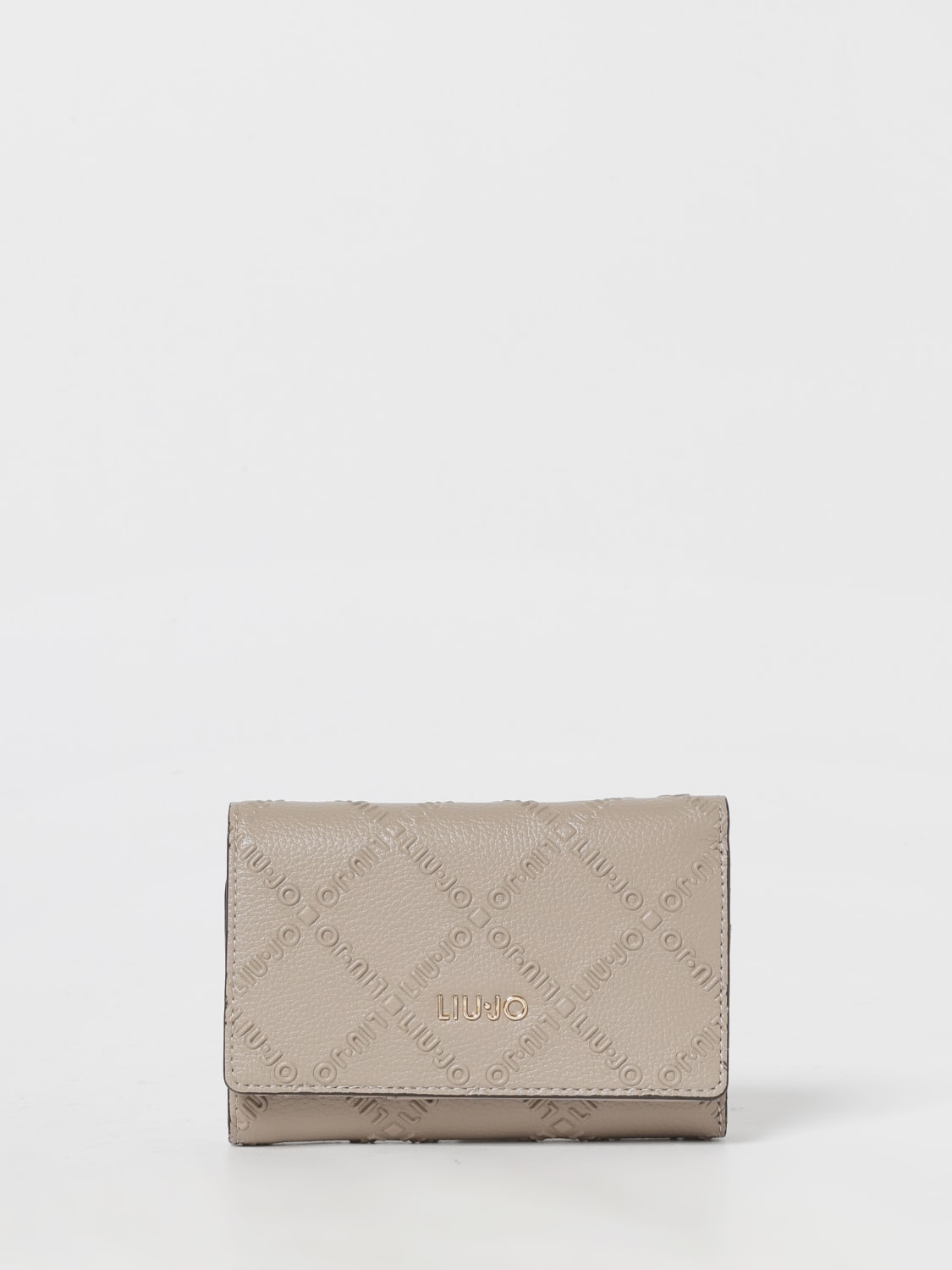 LIU JO WALLET: Wallet woman Liu Jo, Beige - Img 1