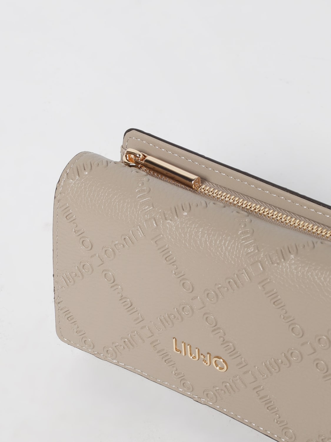 LIU JO WALLET: Wallet woman Liu Jo, Beige - Img 4