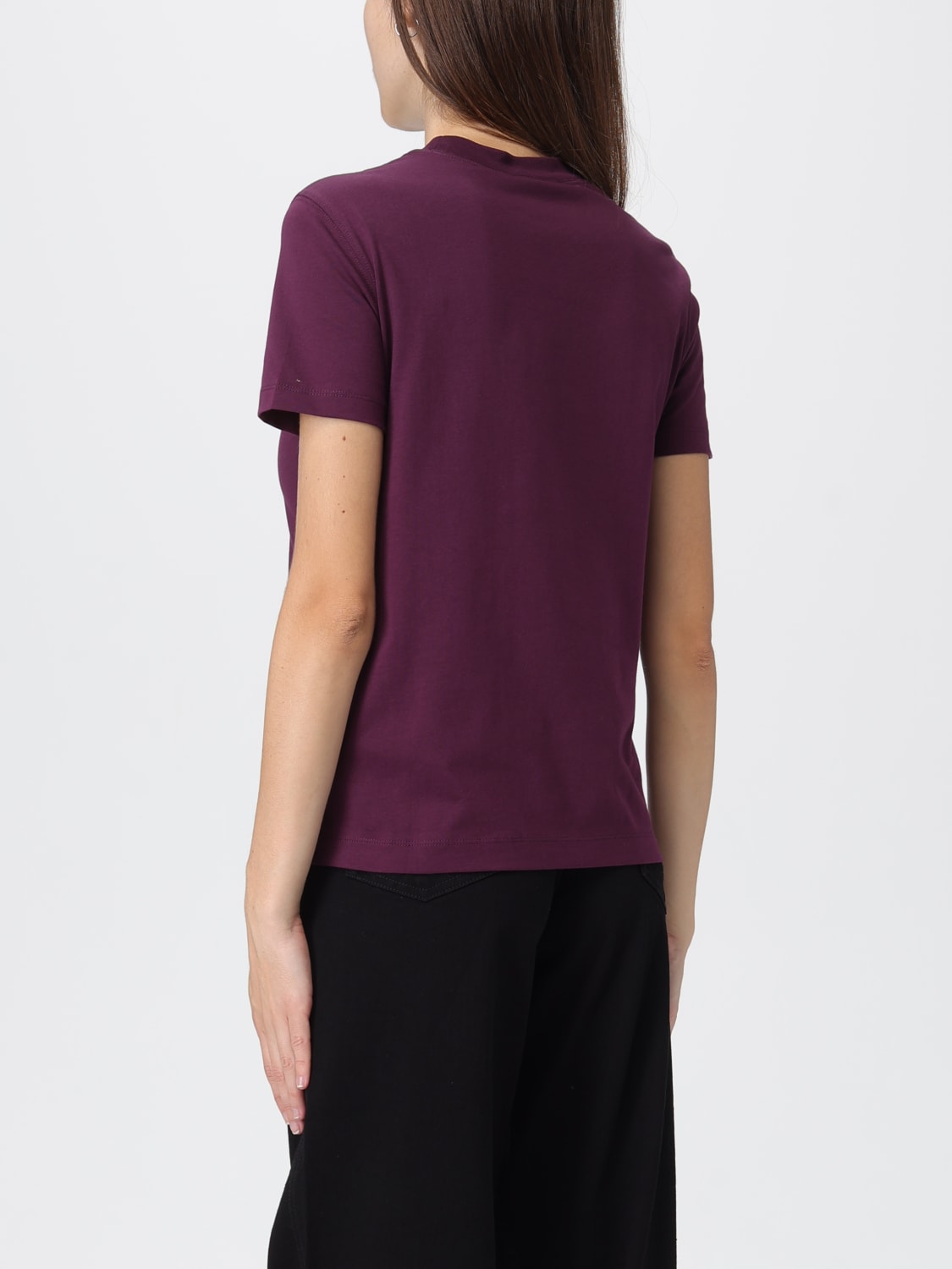 VERSACE JEANS COUTURE CAMISETA: Camiseta mujer Versace Jeans Couture, Violeta - Img 2