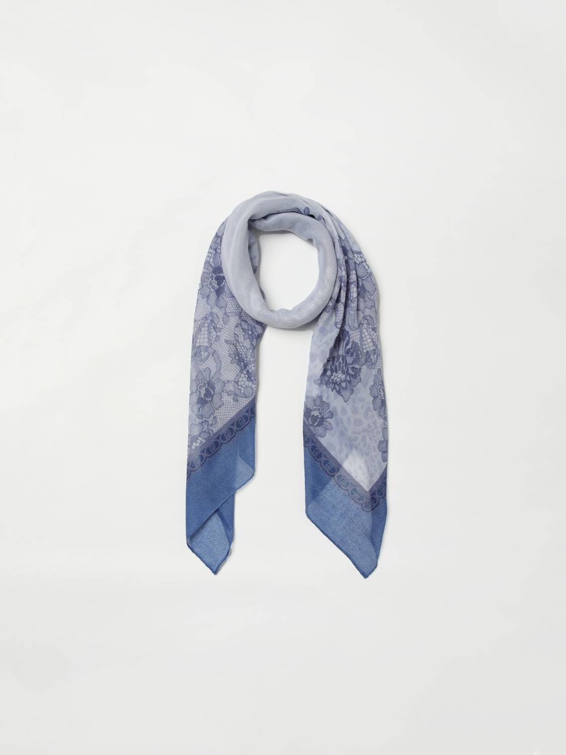LIU JO NECK SCARF: Scarf woman Liu Jo, Blue - Img 2