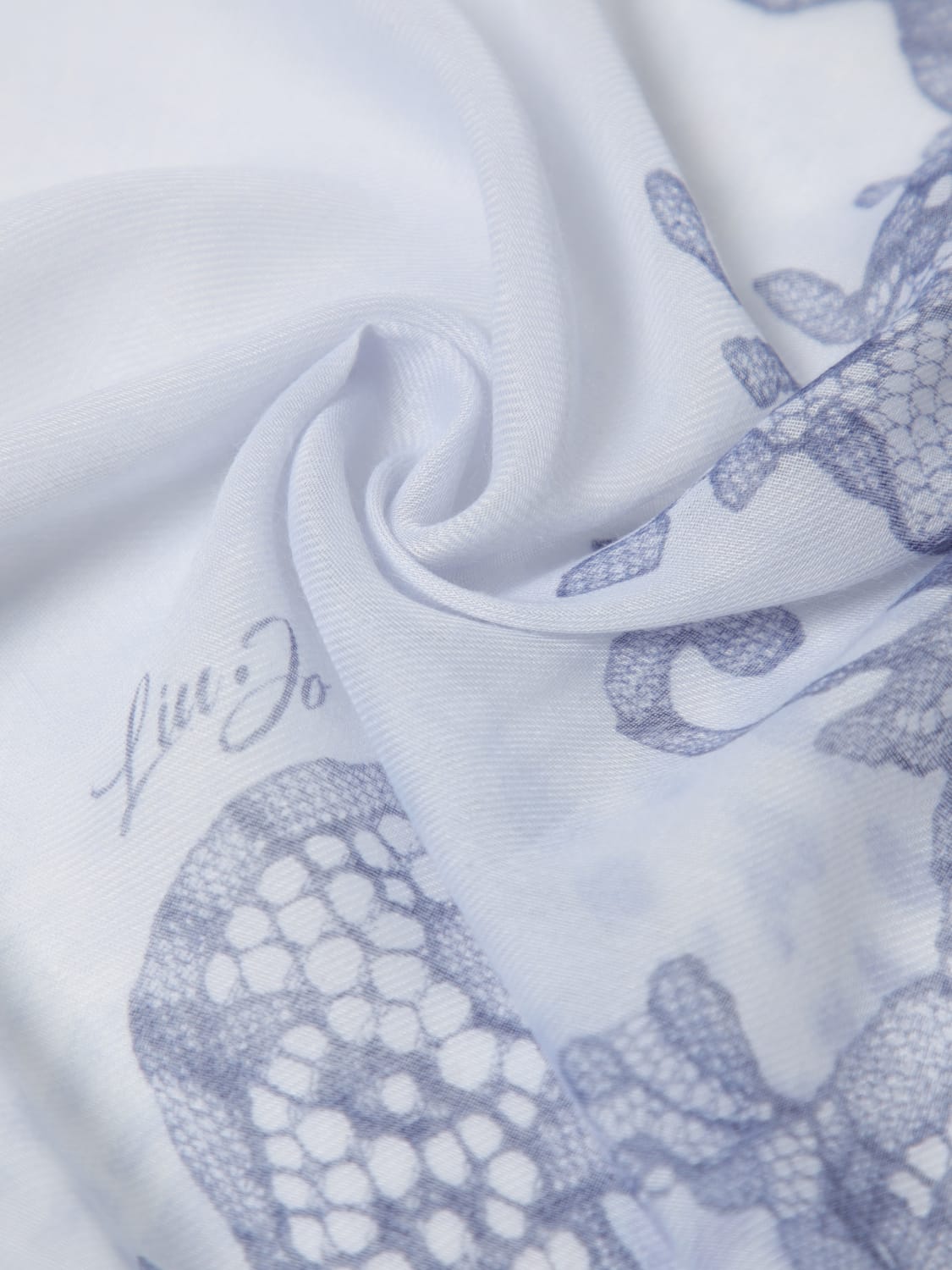 LIU JO NECK SCARF: Scarf woman Liu Jo, Blue - Img 3