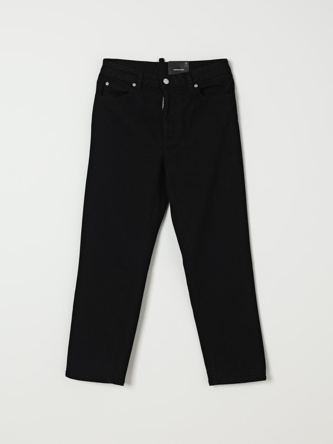 DSQUARED2 JEANS: Jeans Dsquared2 in denim di cotone , Nero - Img 1