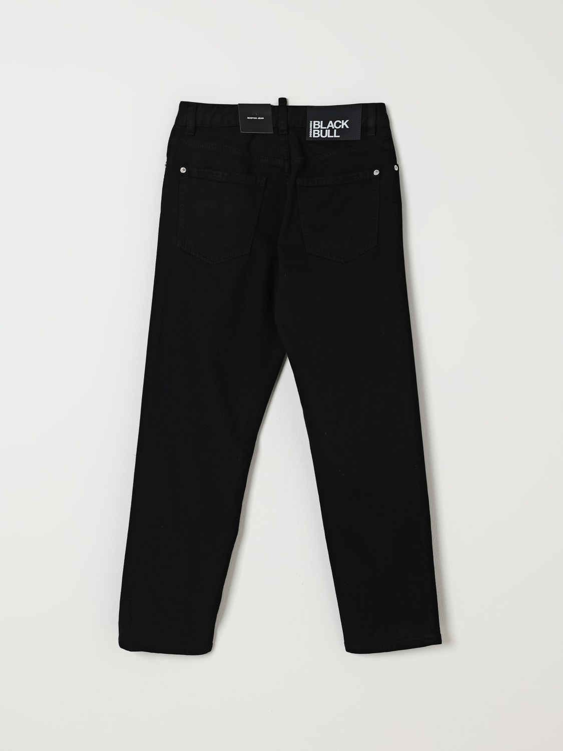 DSQUARED2 JEANS: Jeans Dsquared2 in denim di cotone , Nero - Img 2