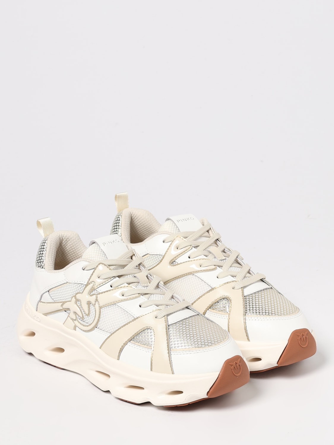 PINKO SNEAKERS: Sneakers woman Pinko, White - Img 2