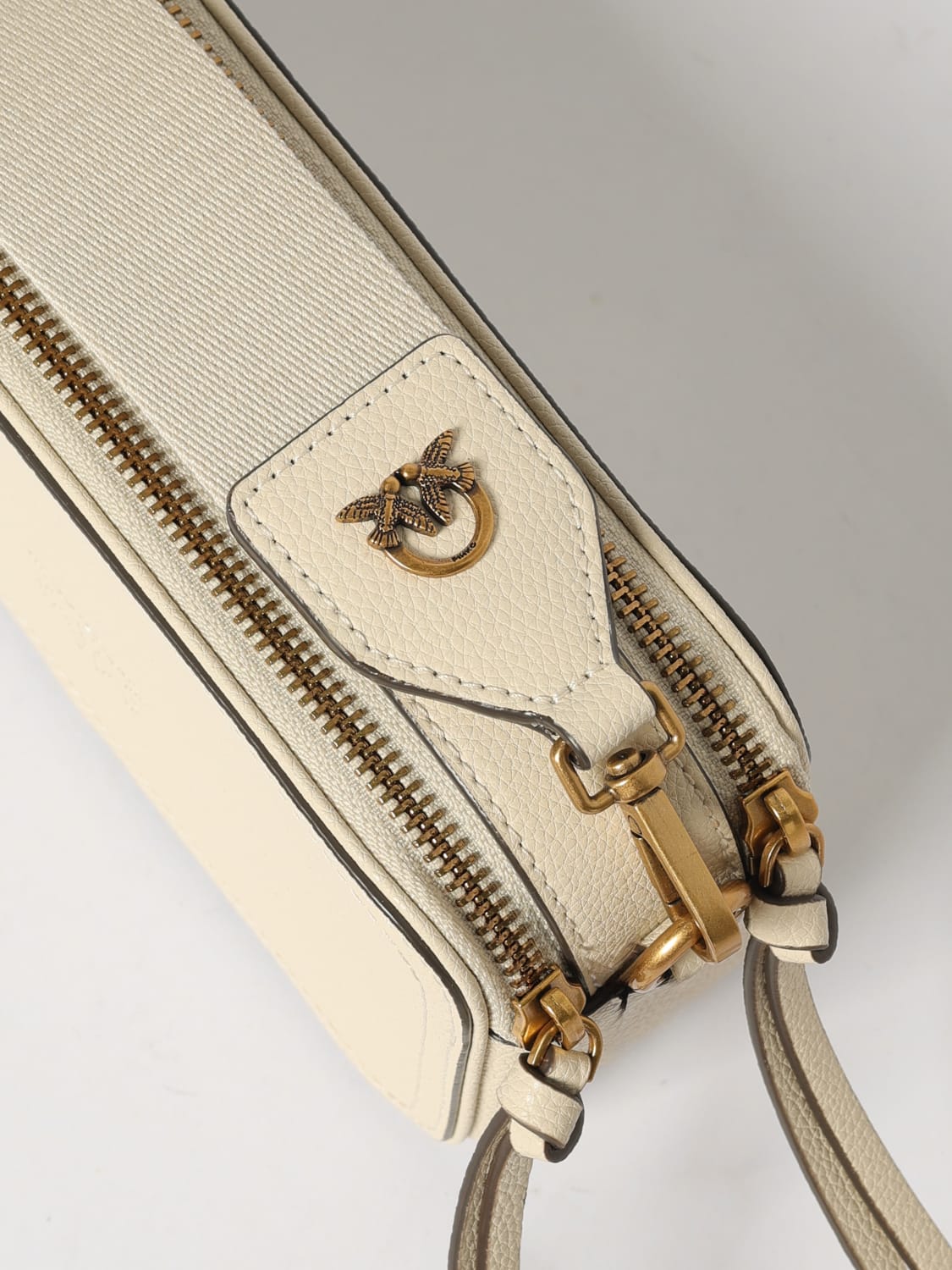 PINKO MINI BAG: Crossbody bags woman Pinko, White - Img 3