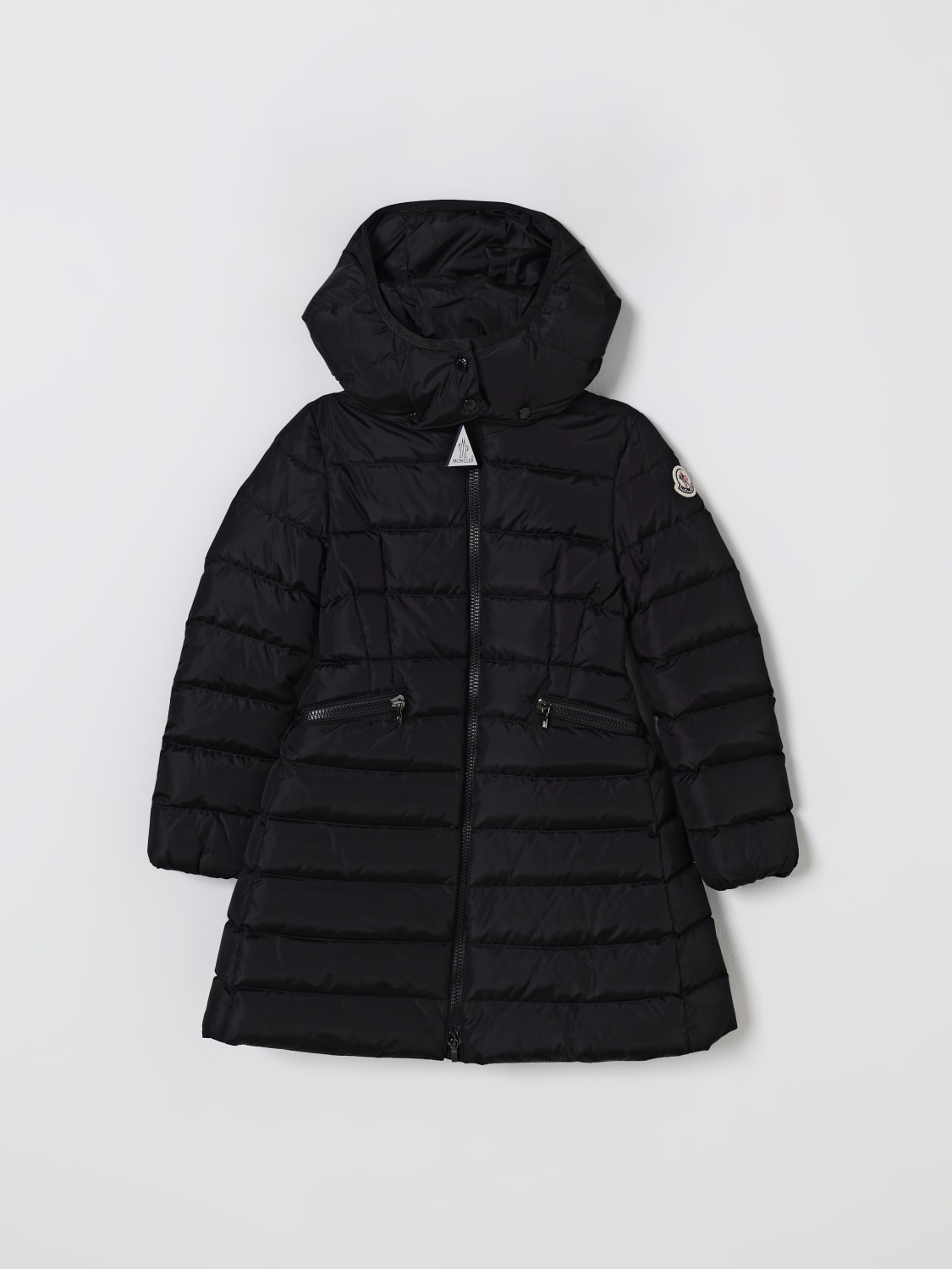 MONCLER JACKET: Coat kids Moncler, Black - Img 1