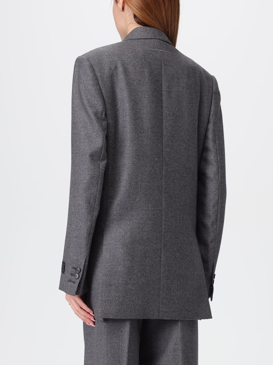 MM6 MAISON MARGIELA JACKET: Blazer woman Mm6 Maison Margiela, Grey - Img 3