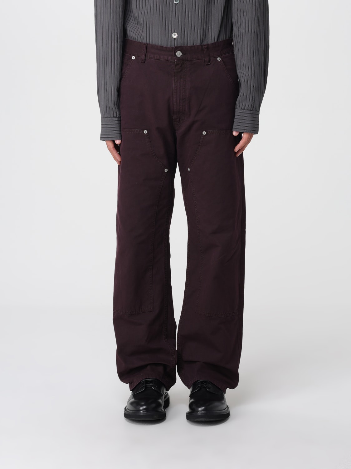 MM6 MAISON MARGIELA JEANS: Jeans men Mm6 Maison Margiela, Burgundy - Img 1