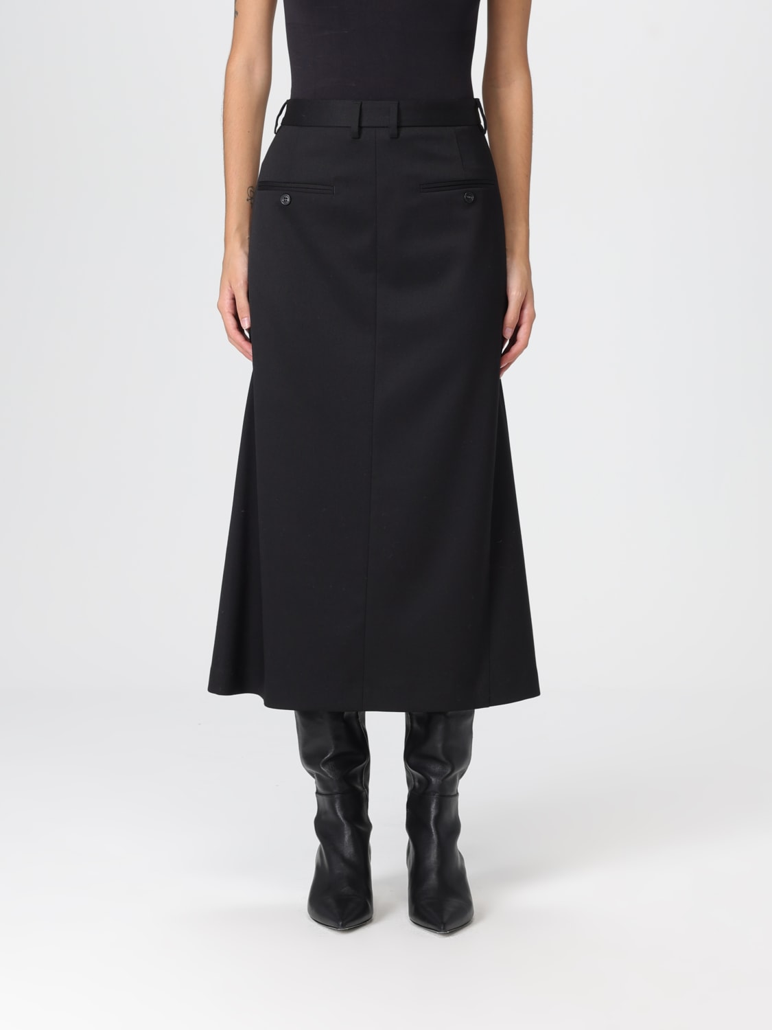 MM6 MAISON MARGIELA SKIRT: Skirt woman Mm6 Maison Margiela, Black - Img 1