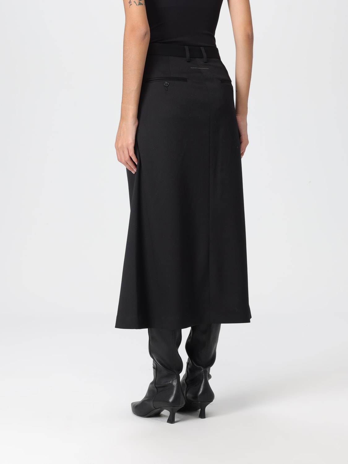 MM6 MAISON MARGIELA SKIRT: Skirt woman Mm6 Maison Margiela, Black - Img 3