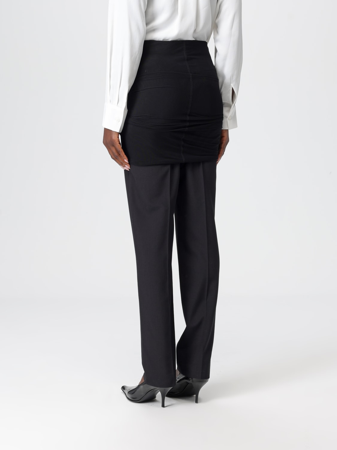 MM6 MAISON MARGIELA PANTS: Pants woman Mm6 Maison Margiela, Black - Img 3