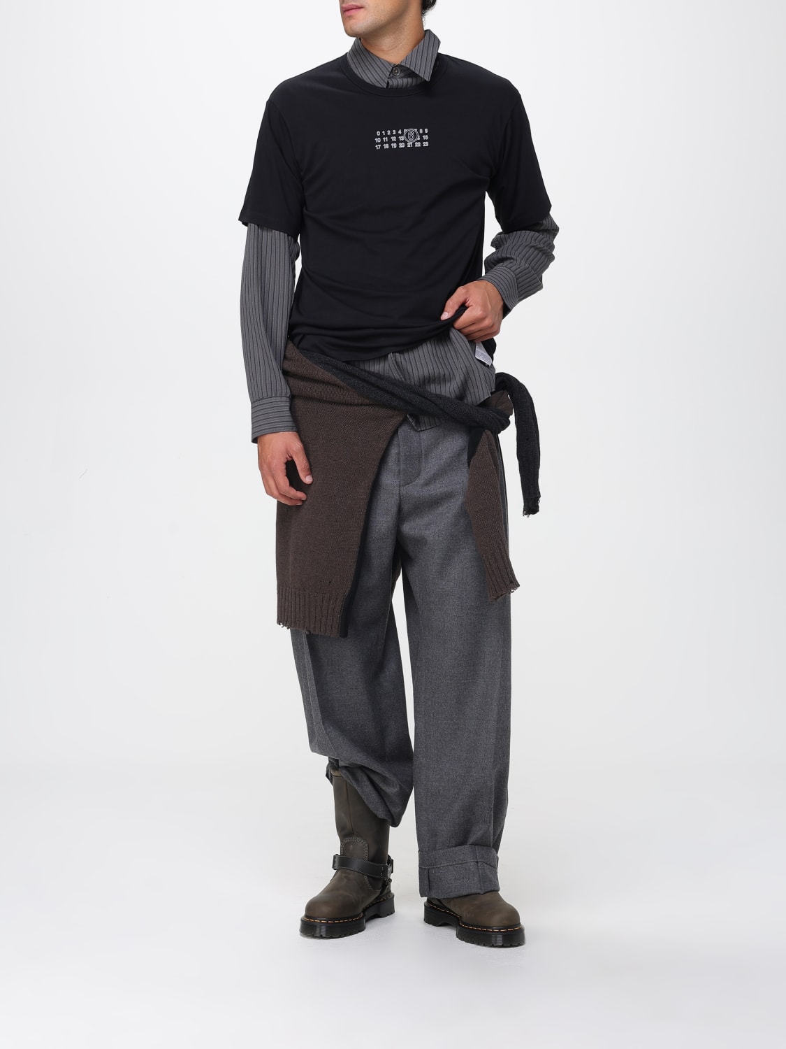 MM6 MAISON MARGIELA SWEATER: Sweater men Mm6 Maison Margiela, Black - Img 2