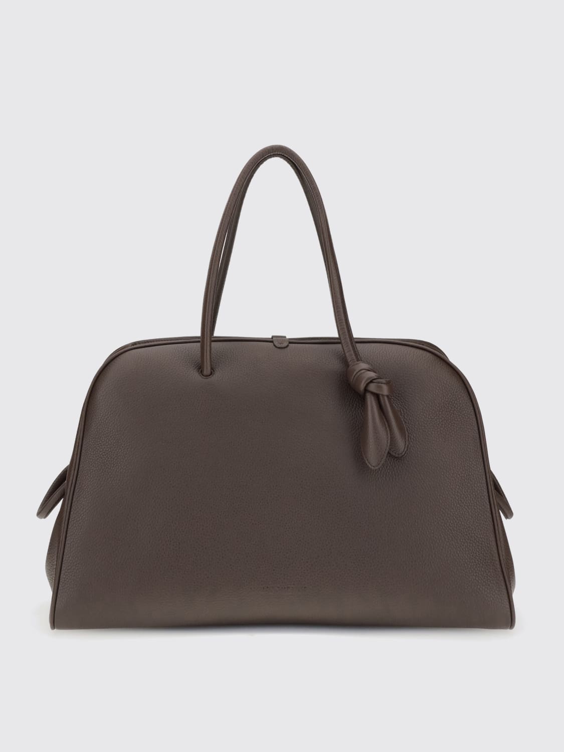 JACQUEMUS BORSA A SPALLA: Borsa The Turismo Jacquemus in pelle , Nero 1 - Img 1