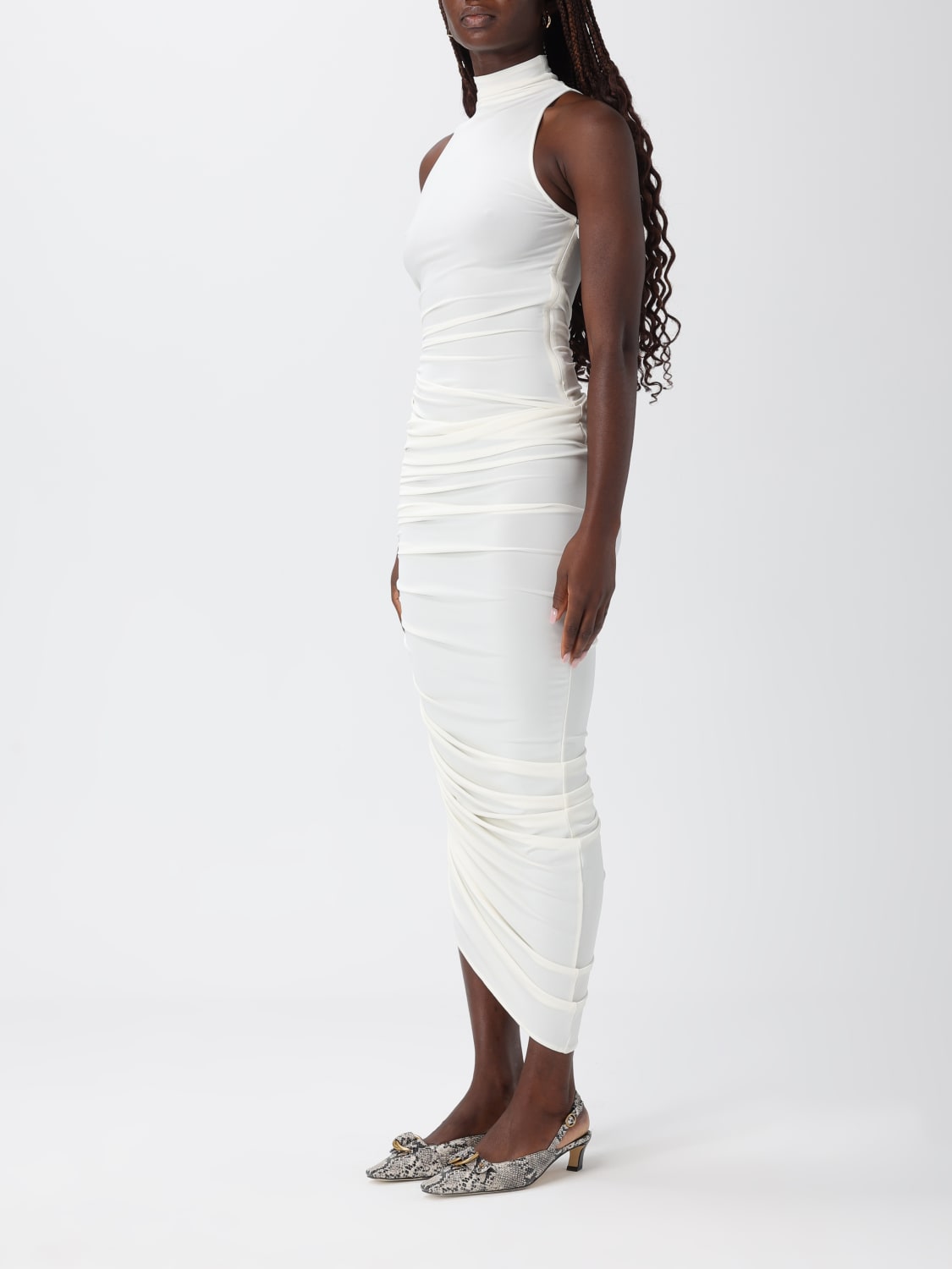 JACQUEMUS DRESS: Dress woman Jacquemus, White - Img 4