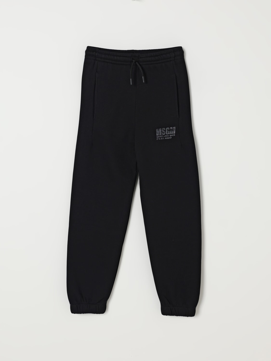 MSGM KIDS PANTS: Pants kids MSGM Kids, Black - Img 1