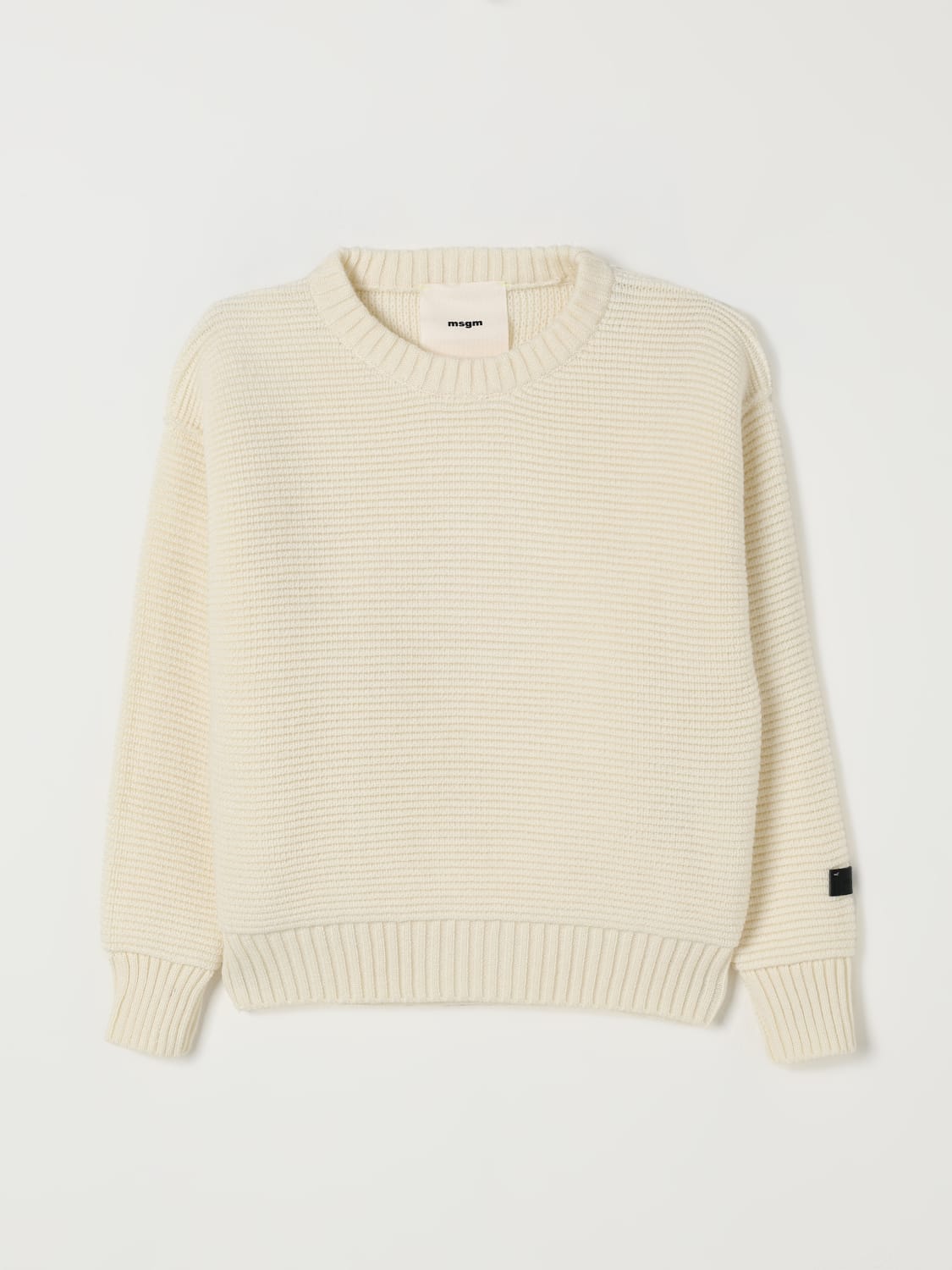 MSGM KIDS SWEATER: Sweater kids MSGM Kids, White - Img 1